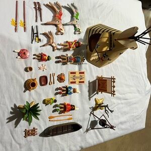 Vintage Playmobile 3733- Native American Indian